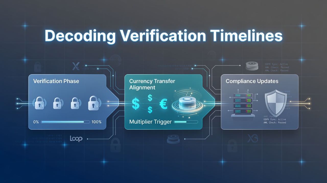 Cross-platform reel interface showing synchronized payment verification and multiplier activation during a compliance update cycle