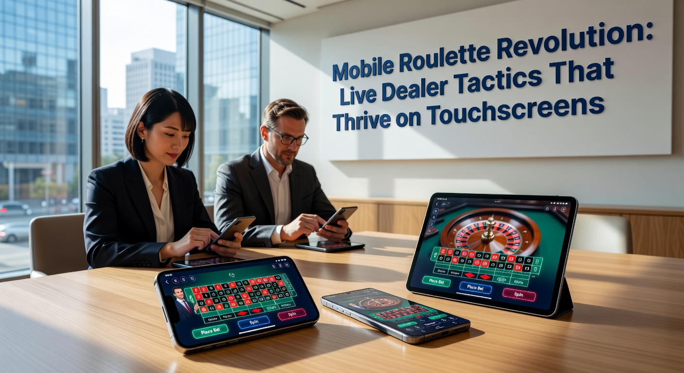 Close-up of fingers interacting with a mobile roulette app, placing rapid bets on a live dealer table amid spinning wheel action and chat bubbles